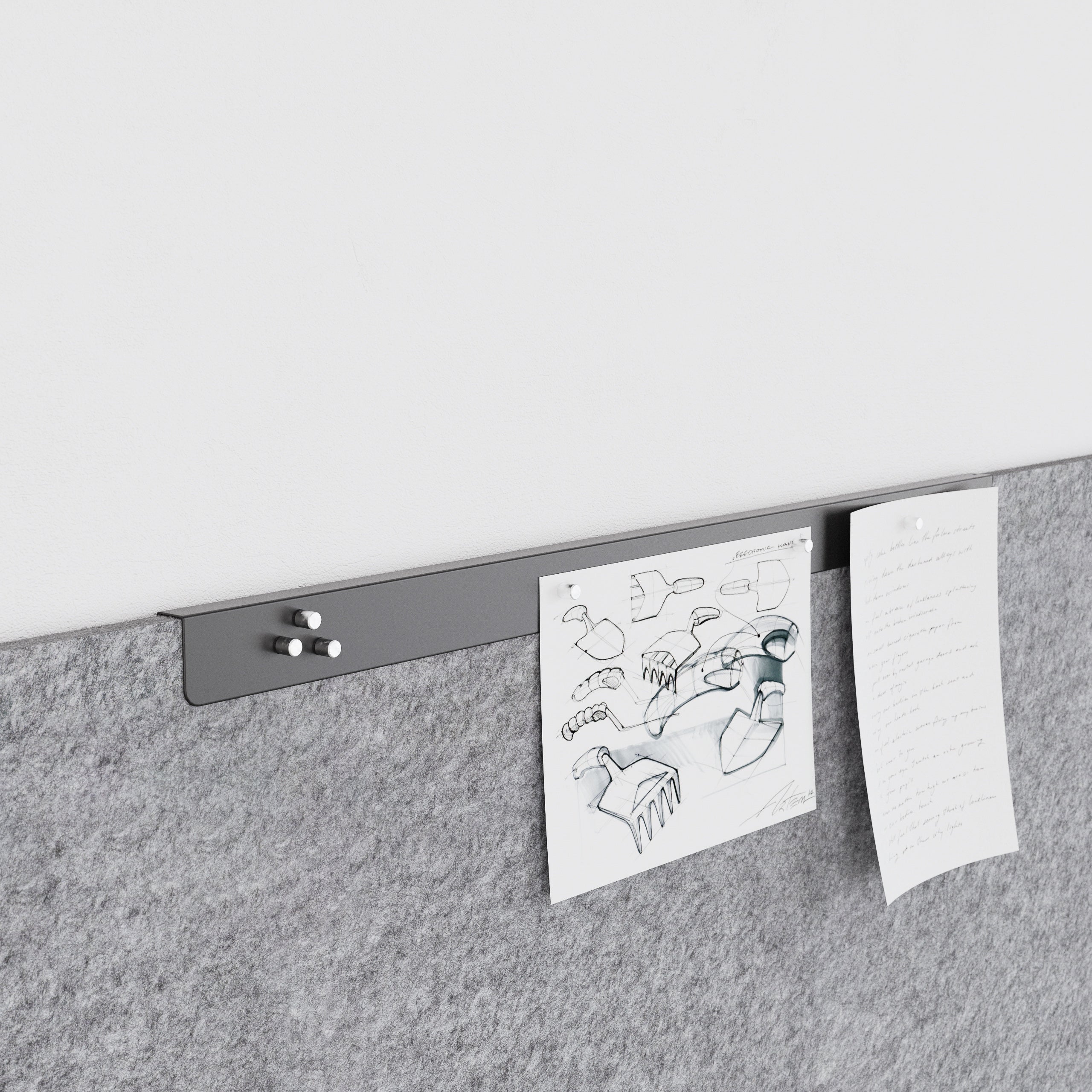 Magnetschiene für Sysboard Pinnwand ökologisch und regional