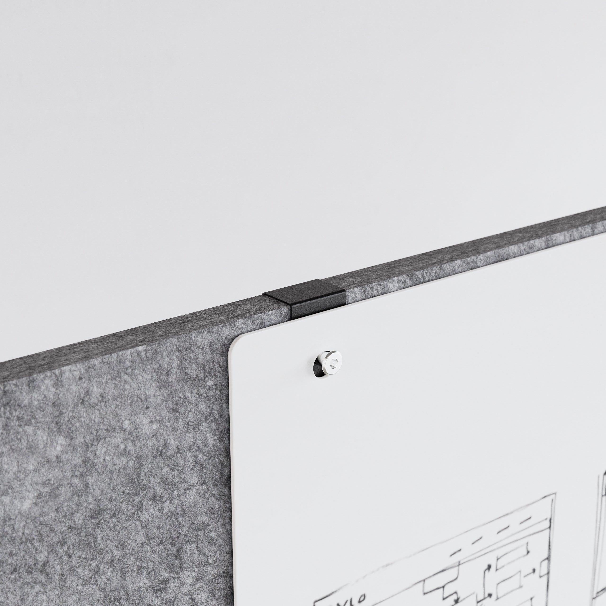 Halterung Flipchart und Whiteboard, passend für Akustikplatten Sysboard