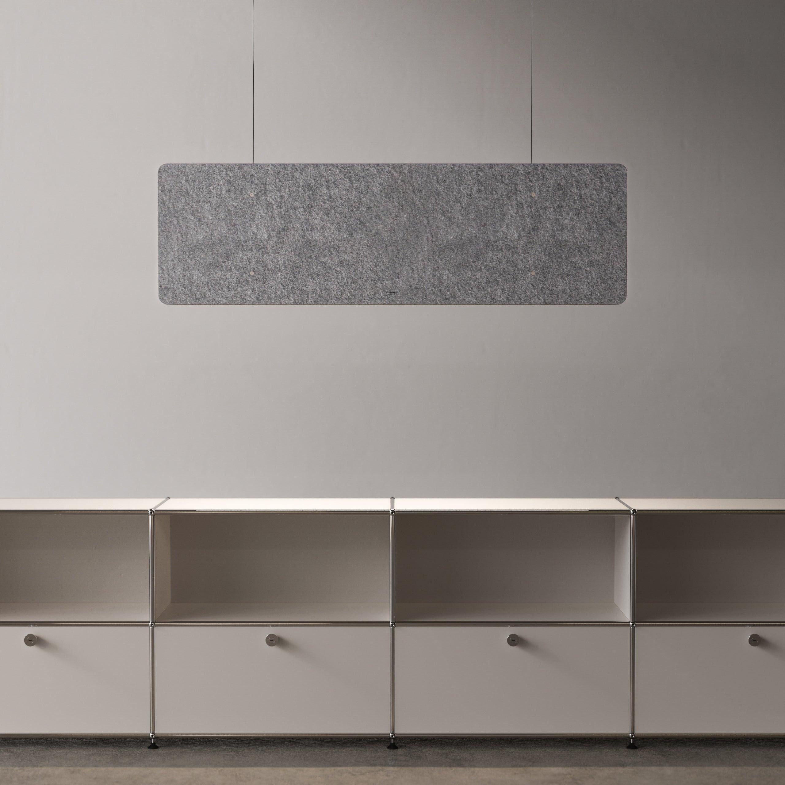 Pendelleuchte, Deckenlampe aus Akustikplatten, regional und nachhaltig, Büro, Office