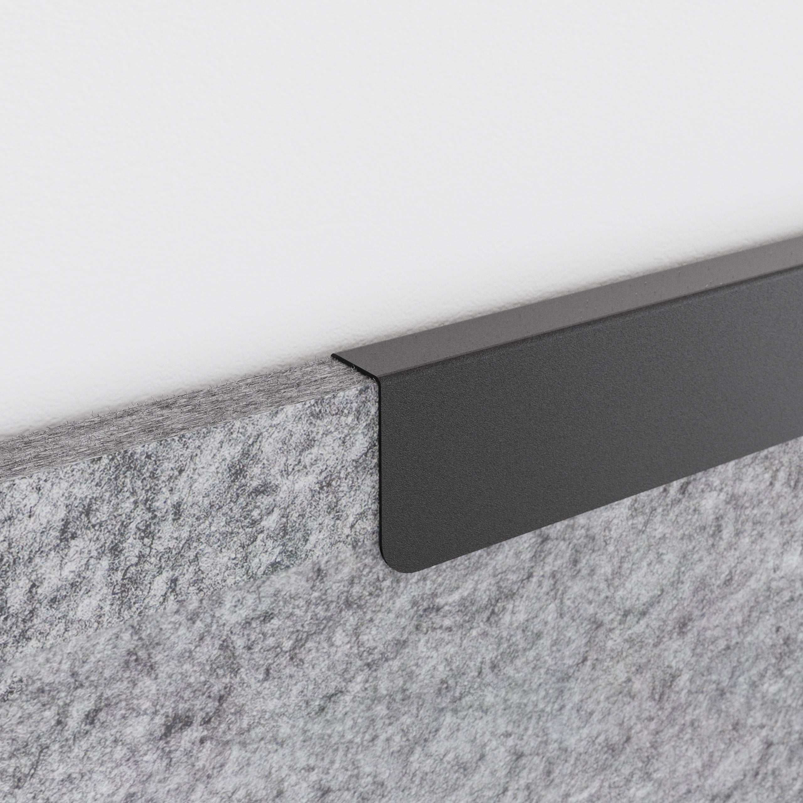 Magnetschiene als Ergänzung für Akustikflächen, Zubehör