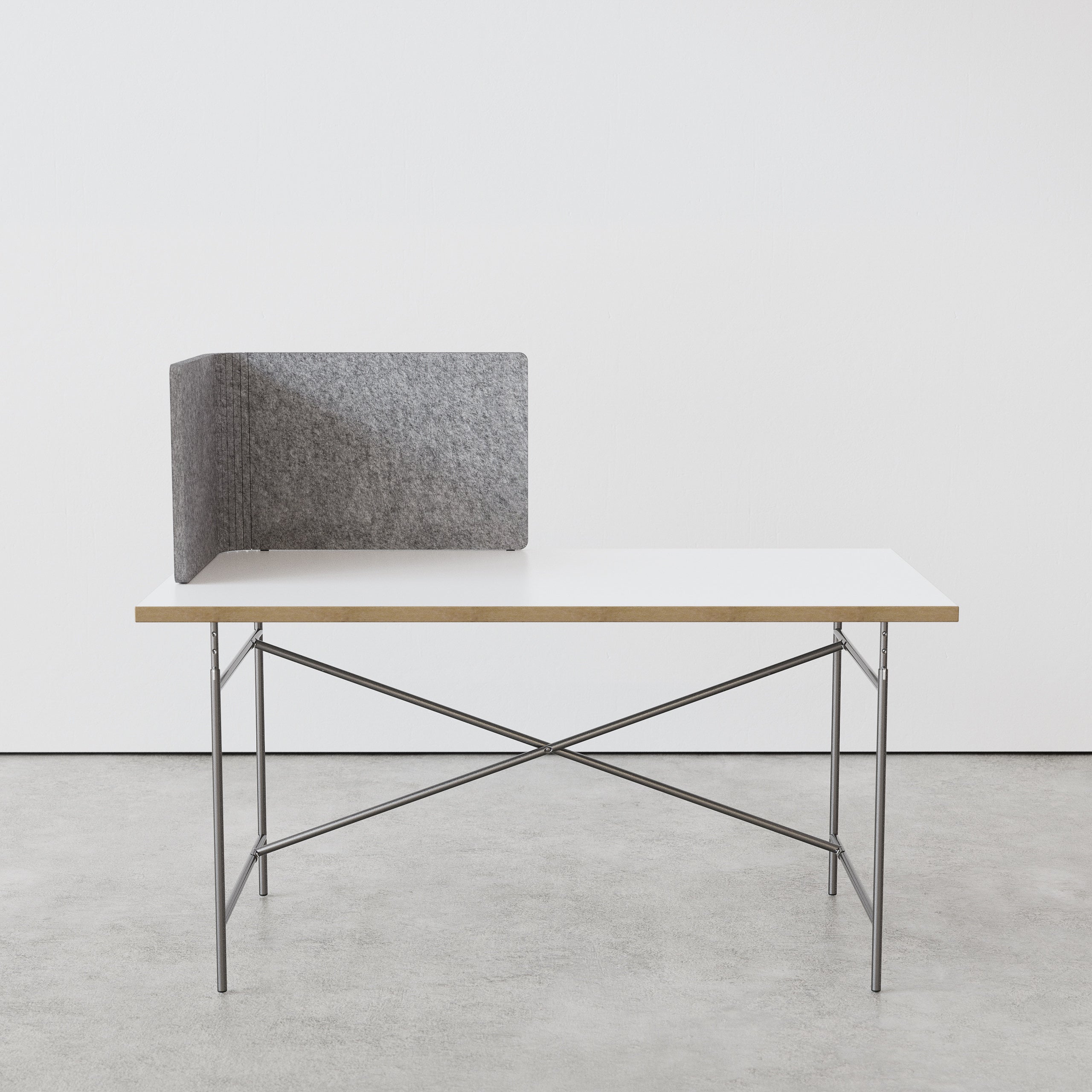 Akustikwand stufenlos einstellbar, Schreibtisch, Sichtschutz, Home Office, Büro, Coworking