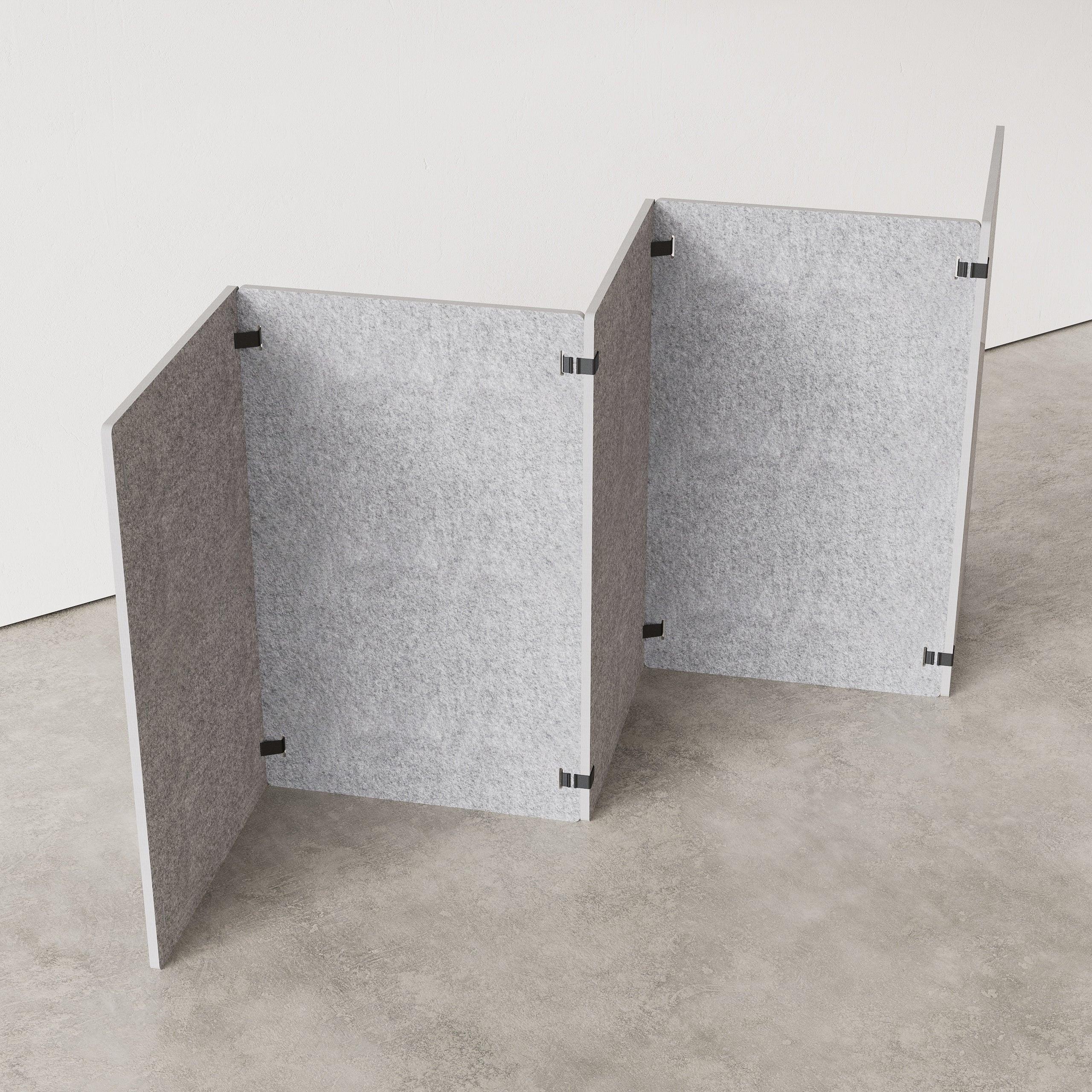 Modulares Akustiksystem für flexible Raumgestaltung – reduziert Hall und verbessert die Raumakustik in wenigen Minuten