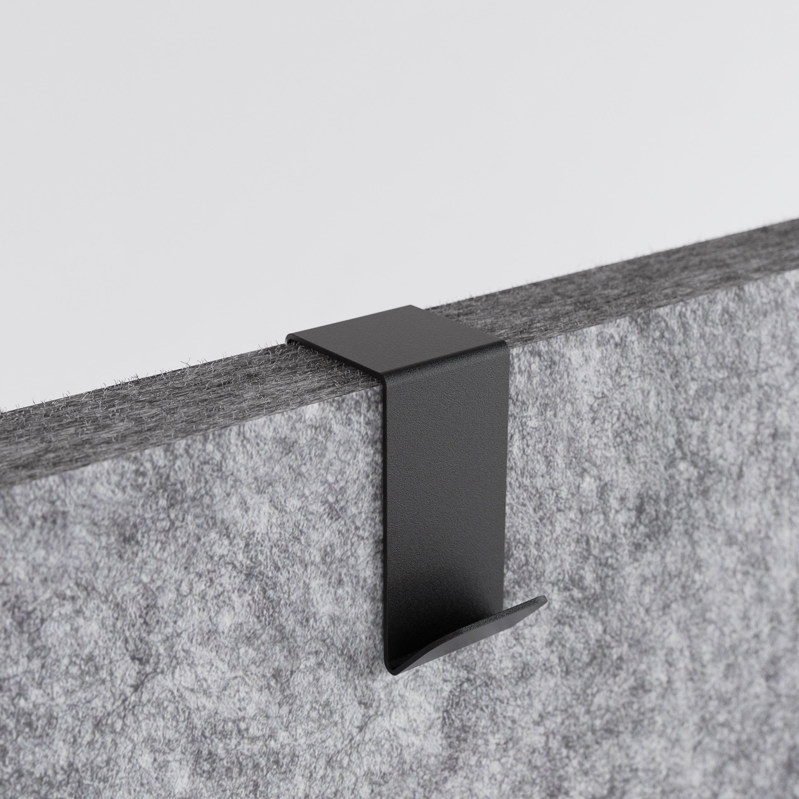 Metallhaken als Ergänzung für Akustikflächen, Zubehör, Aufhängung Pinnwand